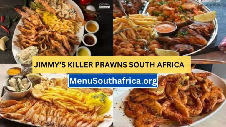 Jimmy’s Killer Prawns South Africa Menu New Prices 2024