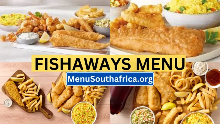 Fishaways South Africa Menu Current Prices 2024