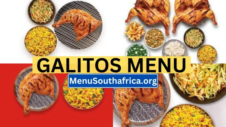 Galitos South Africa Menu Latest & Updated Prices 2024