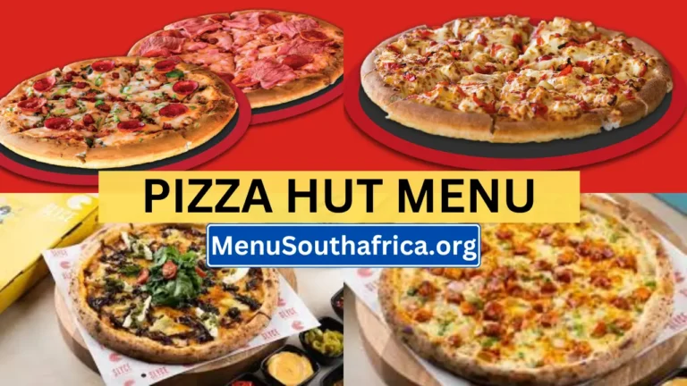 Pizza Hut South Africa Menu Current Prices 2024