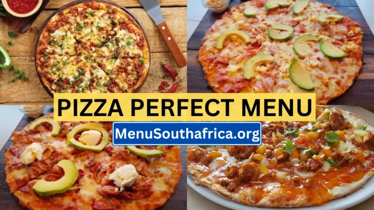 Pizza Perfect South Africa Menu New Prices List 2024